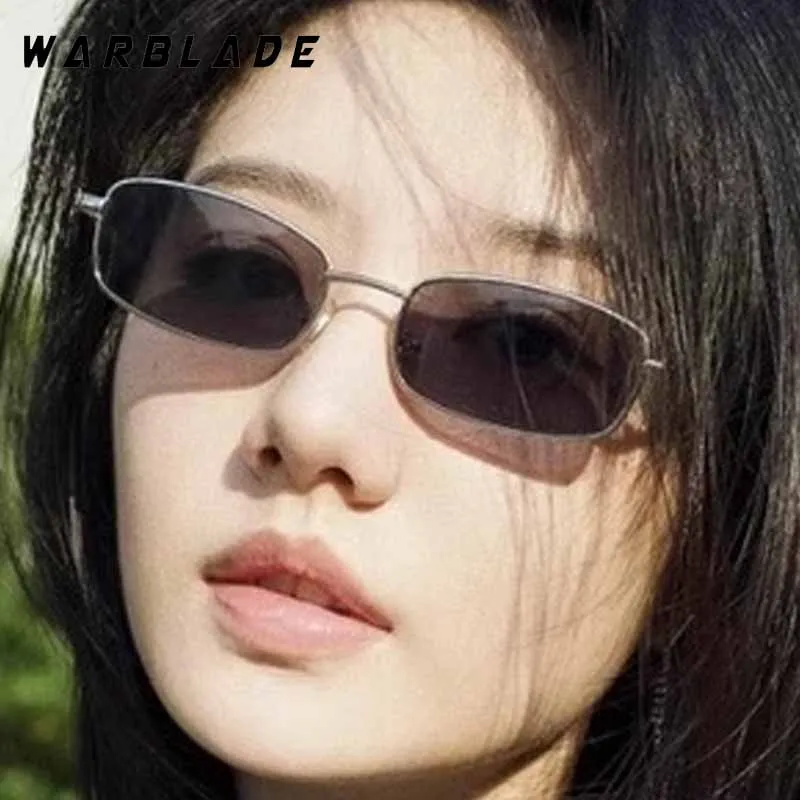 

Luxury Metal Vintage Small Rectangle Frame Women's Sunglasses Fashion Brand Design Men Sunglass Drive Travel Punk Eyewear UV400