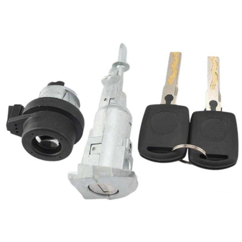 

XIEAILI OEM Auto Full Set Door Lock Cylinder Barrel For Skoda Superb With 2Pcs Key Ignition Lock Left Door Lock Cylinder