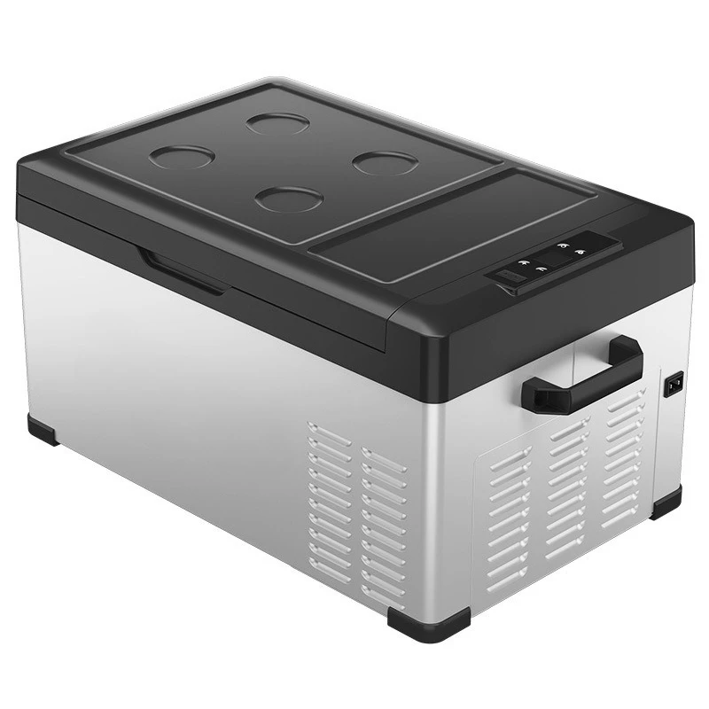 25L pure car compressor small refrigerator, frozen and refrigerated self-driving modified mini refrigerator