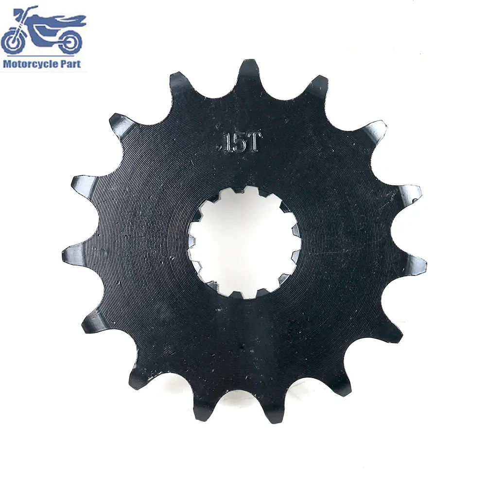 

Motorcycle Parts 15T Front Sprockets For Kawasaki EX500 EN650 EX650 Ninja 650R KLE650 Ver/sys Z650 ABS 2015-2020 ER-6F ER-6N