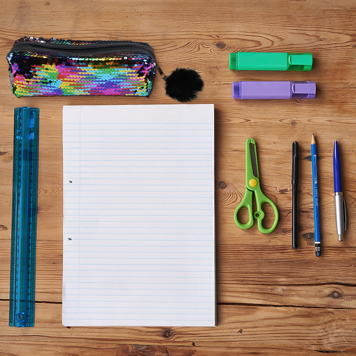 

Пенал с блестками, косметичка, модная сумка для канцелярских принадлежностей, эстетичная милая вспышка для девочек-подростков, полиэстер, женская каваи