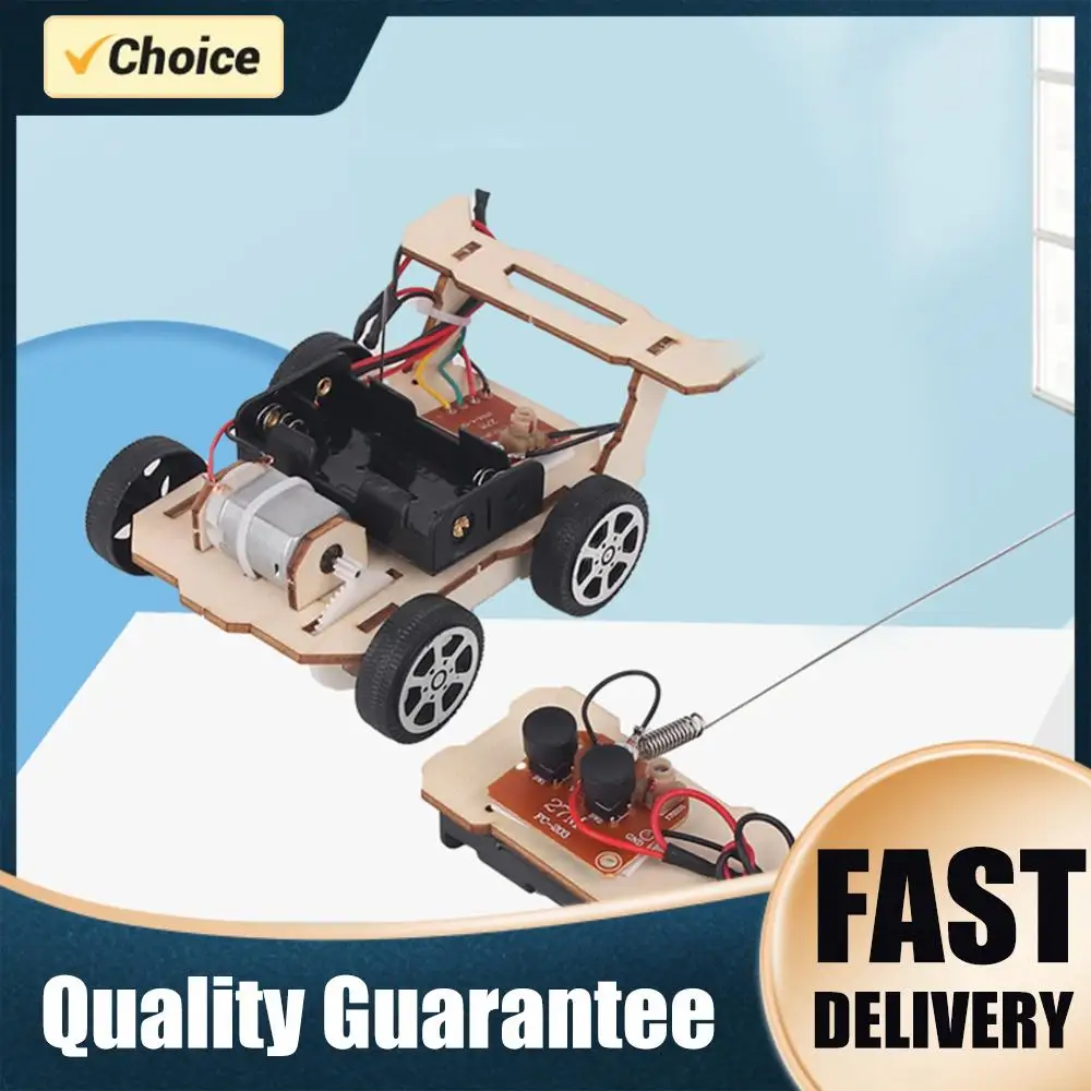Mini RC Car DIY Educational Physics Experiment Toys Diy Assembly Model Kit Experiment Toys Children\S Gift