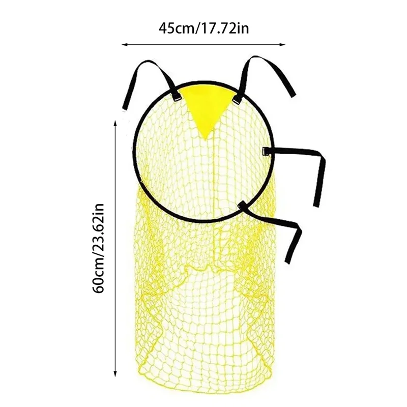 1 Pcs Youth Football Aiming Net Football Training Shooting Target Improve Hit Net Football Net Foldable Net Football Goal Net image 4