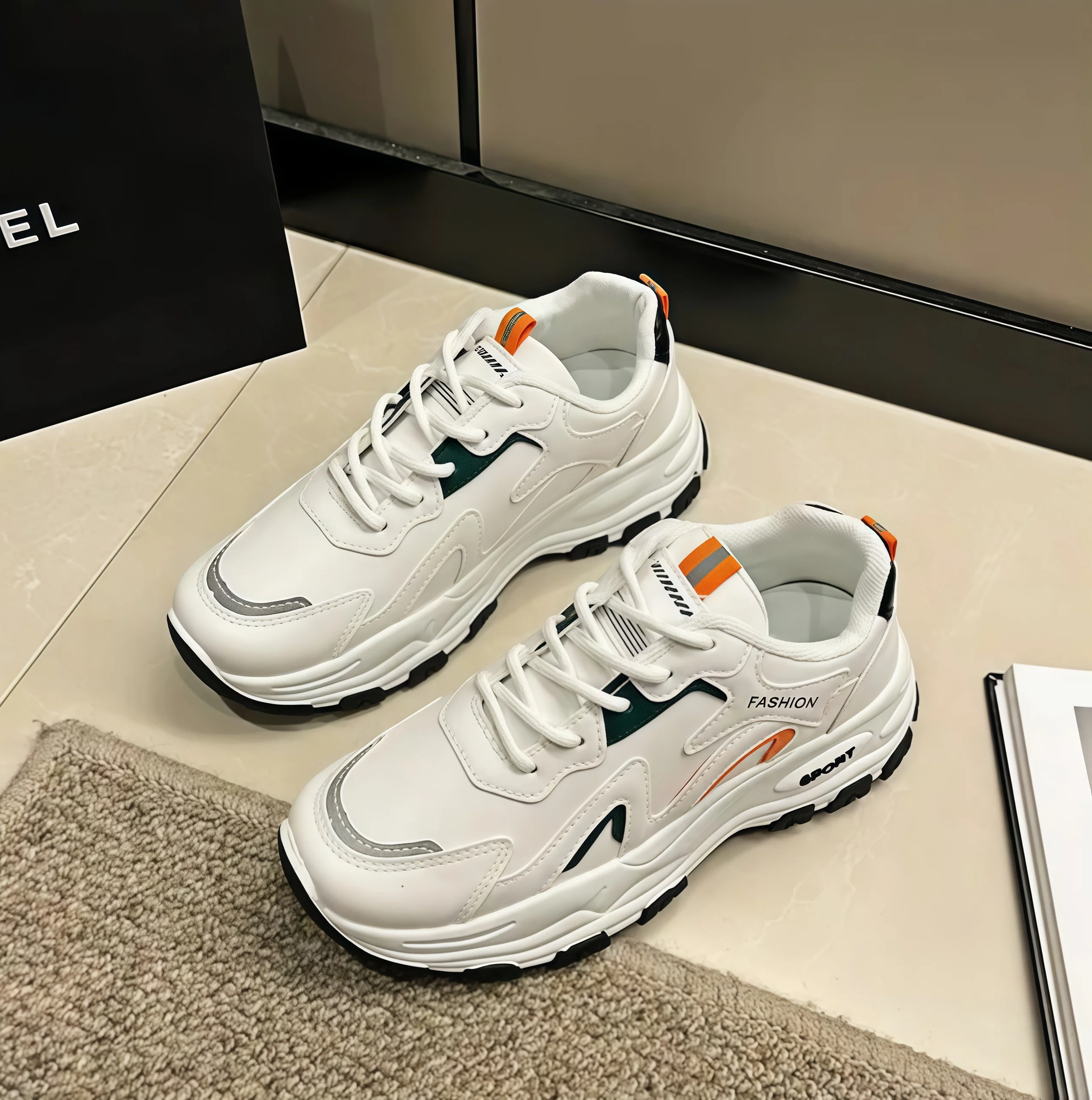 Women's New All-Season Lightweight, Simple, Soft-Soled, Comfortable, Stylish, and Unique Sports Shoes. Versatile Casual Women's Shoes for Daily Commuting and Running view 2