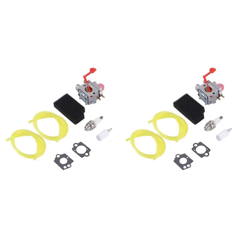 

-[33A Tvdae] 2X 545081855 Carburetor For Poulan Pro BVM200C P200C For GBV325 P325 Craftsman 25Cc Blower For Walbro WT-