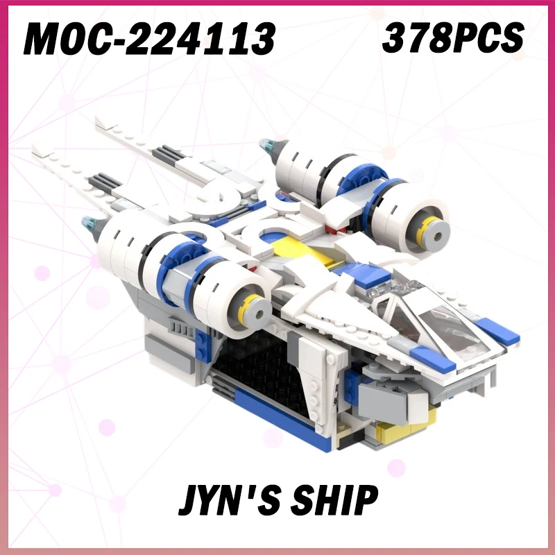 

378 шт. MOC-224113 космическая война, корабль Цзина, строительные блоки, образовательный игровой набор, игрушки, креативные подарки для снятия стресса на день рождения