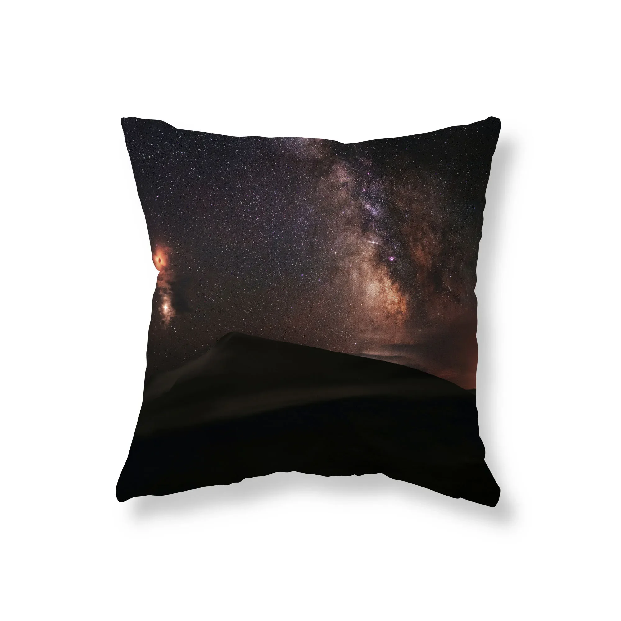 Aurora Star Landscape Poszewka na poduszkę Sofa Samochód Dekoracyjna poduszka na krzesło Pokój Estetyka Wystrój domu 45x45cm