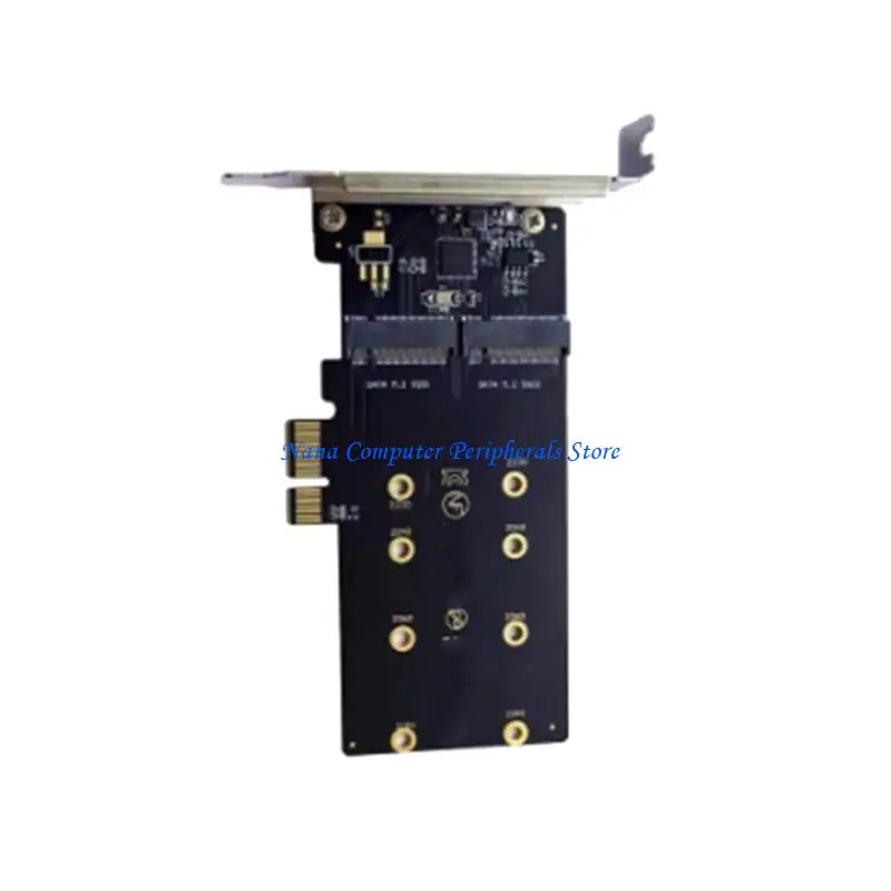 F68C M.2 NGFF SSDS إلى بطاقة محول PCIE PCIE إلى M.2 مع بطاقة الدعم M.2 NGFF 2242 2260 2280 2260 SSDS