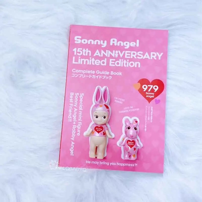 Sonny Angel 15th Anniversary Album Robbie+Rabbit Desktop Decoration As Car Decoration Collection Christmas Gift