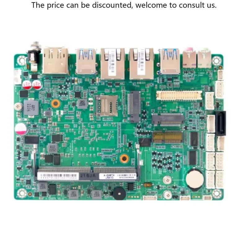 

Intel Elkhart Lake Series Motherboard SATA Hard Drive Interface Supports CPU Models Intel Celeron J6412/J6413/x6425E New DDR4