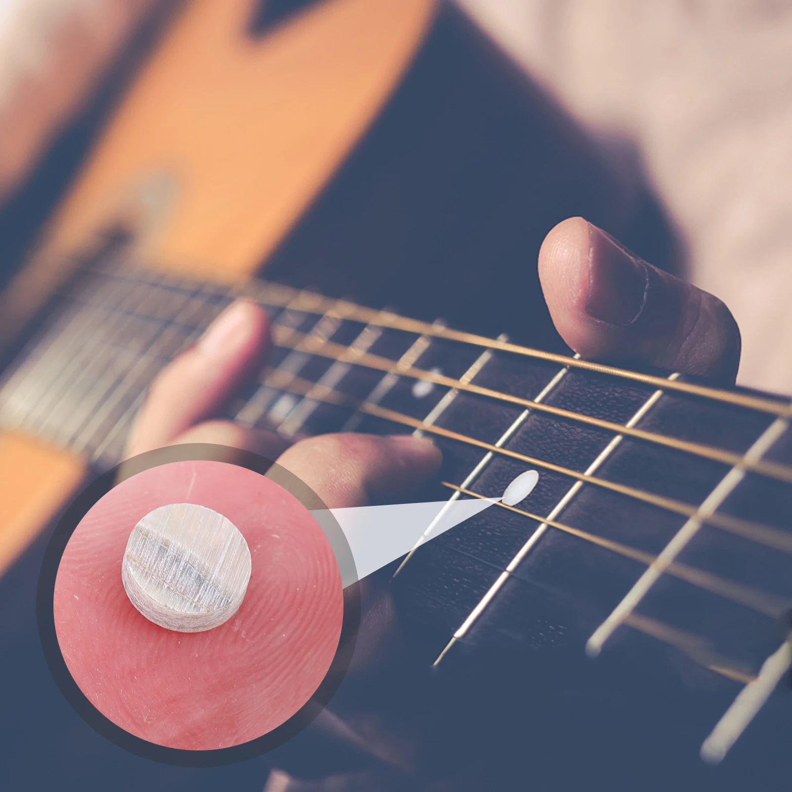 

40pcs Colorful Abalone Inlay Dots Guitar Side Markers Durable Fingerboard Position Marker Music Instrument Parts Accessories