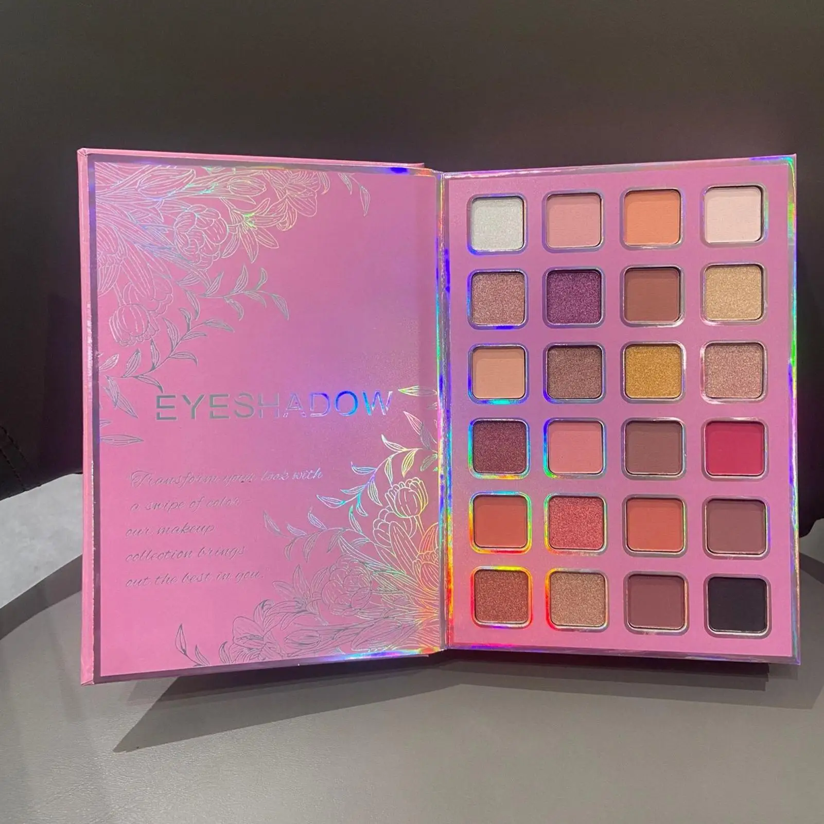 Vollgesichts-Make-up-Palette, matt, schimmernd, wasserfest, Rouge, Lippen-Make-up, Lidschatten-Palette für Frauen, Geburtstag, Weihnachten, Reisen, Büro