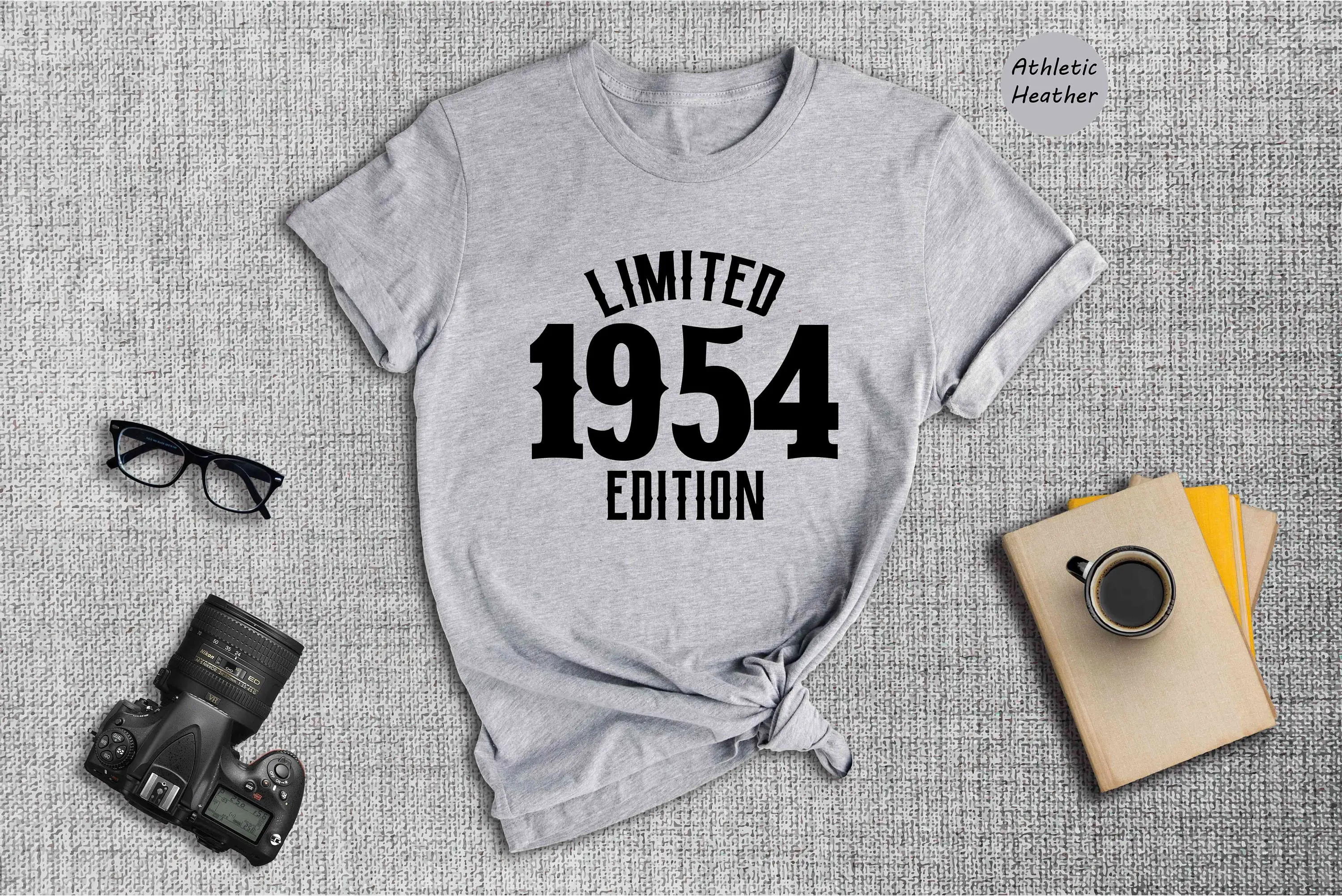 70Th Birthday T Shirt Limited 1954 Edition 70 Years Old Party