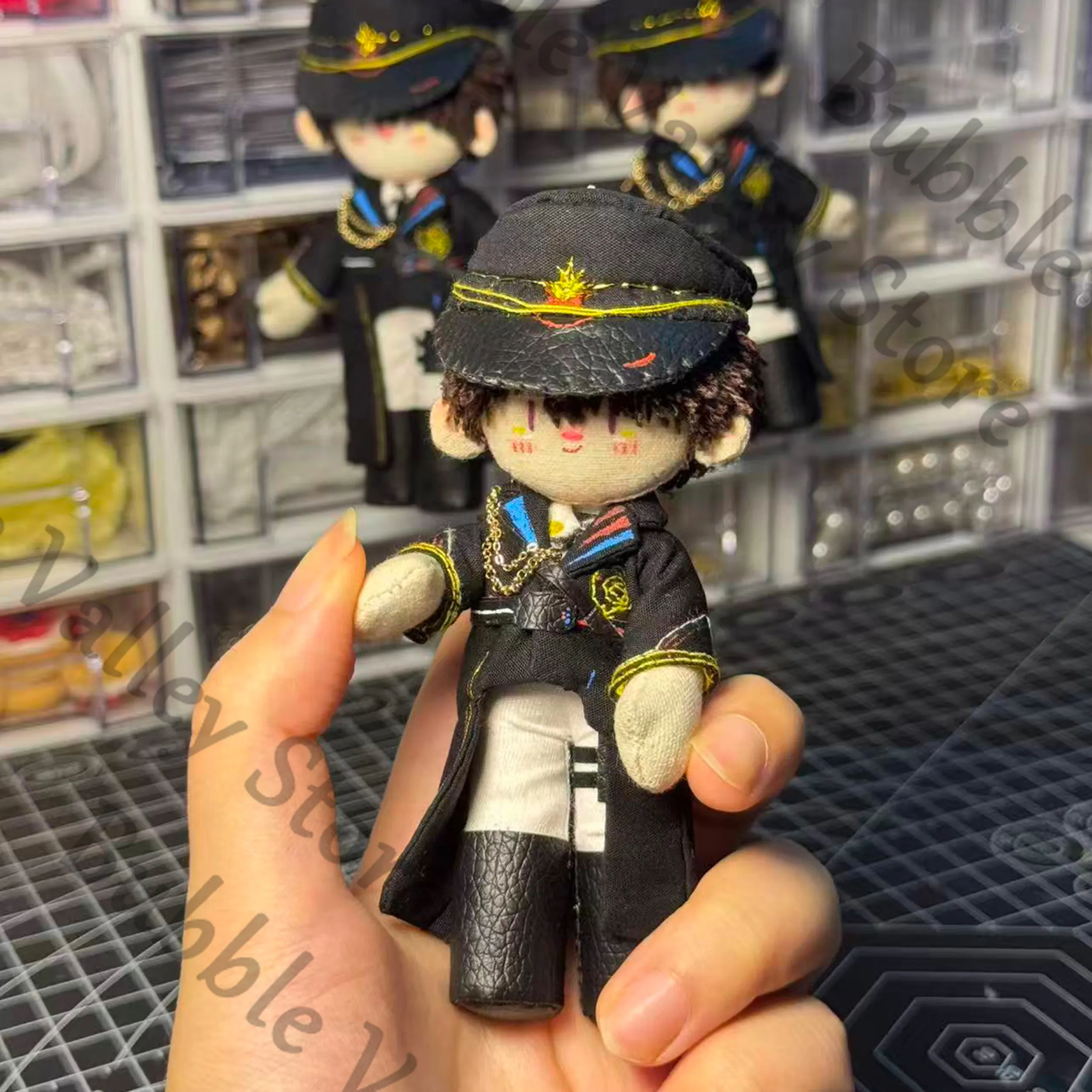 

Anime Love and Deepspace Caleb Rafayel Sylus Xavier Zayne Cosplay Handmade Fluffy Maumet Pendant Cartoon Puppet Keychain Keyring