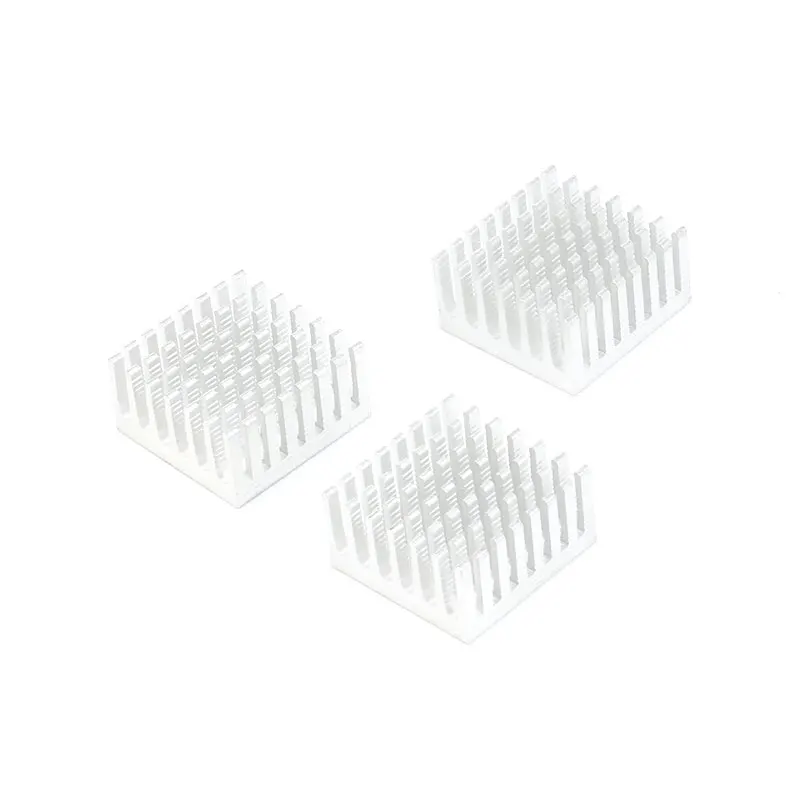 Disipador de calor de aluminio para refrigeración de chips, radiador de 28x28x15mm, 28x28x15mm, 10 o 1 piezas
