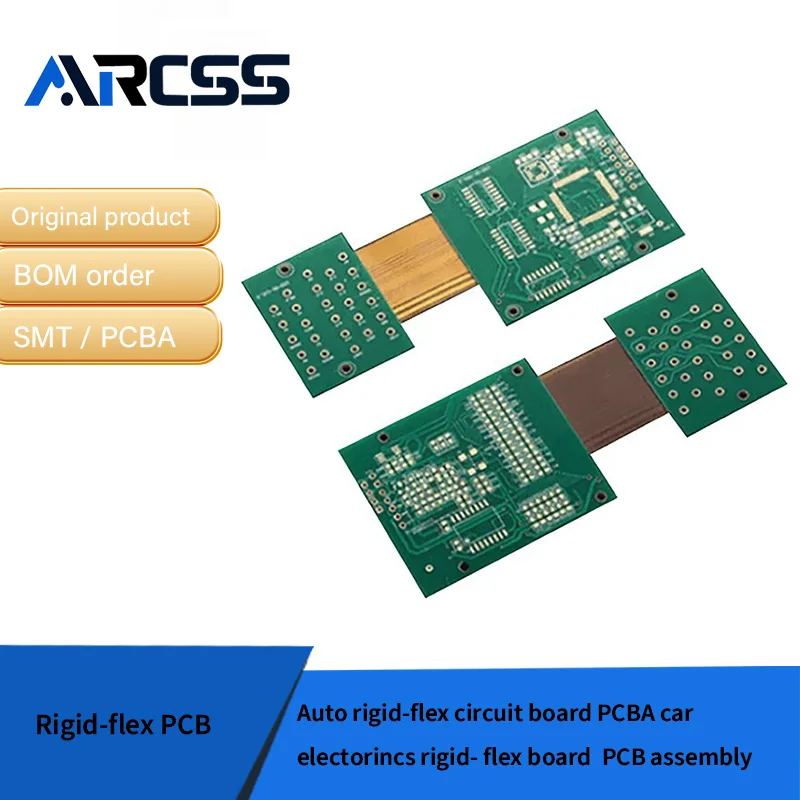 Placa de circuito rígido-flexível automática PCBA elettori de carro montagem PCB de placa rígida-flex