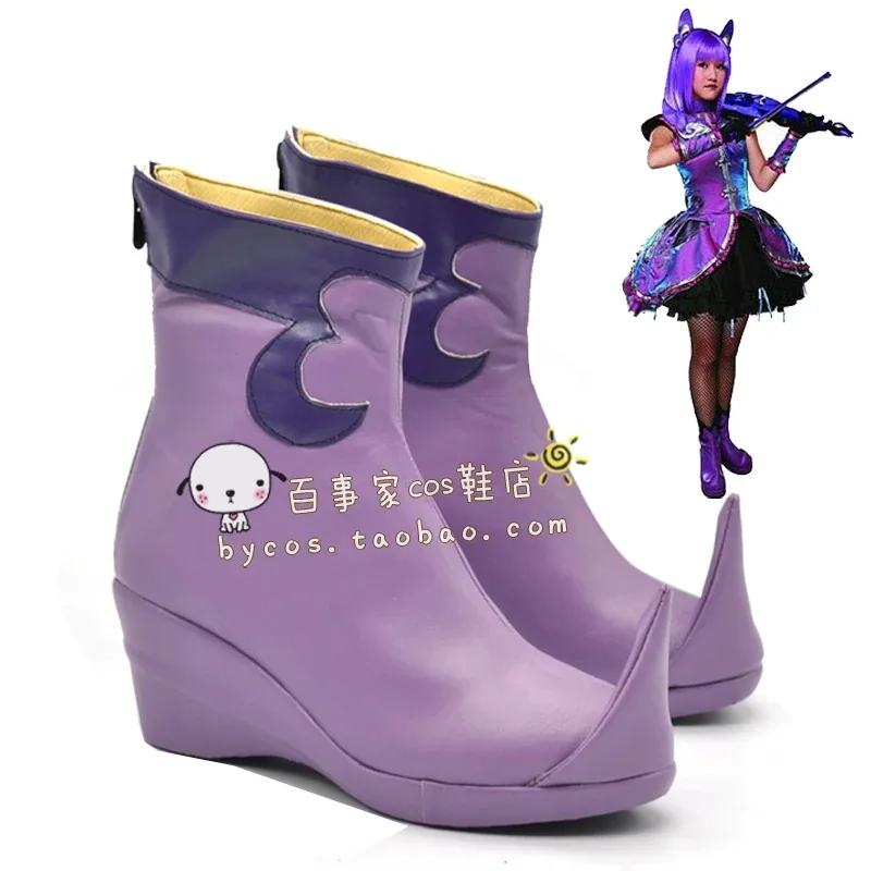 أحذية Balala The Faries Black Demon Immortal Yan Lili التأثيرية أحذية الهالوين التأثيرية