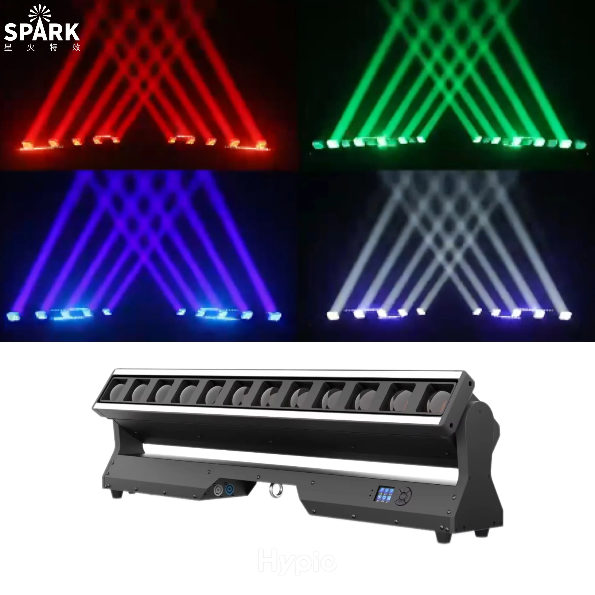 

SP 12*40W RGBW Led Beam Rod Ring 12*40W DMX Pixel Rod Beam Zoom Wall Washing Lamp