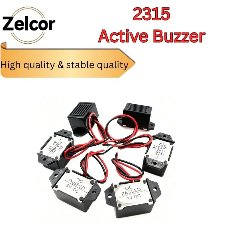 Mini Electronic Alarm Buzzer Alarm Buzzer 2315 DC 3V 6V 9V 12V 24V 90dB Alarm Buzzer High Decibel Vibration Alarm Sound