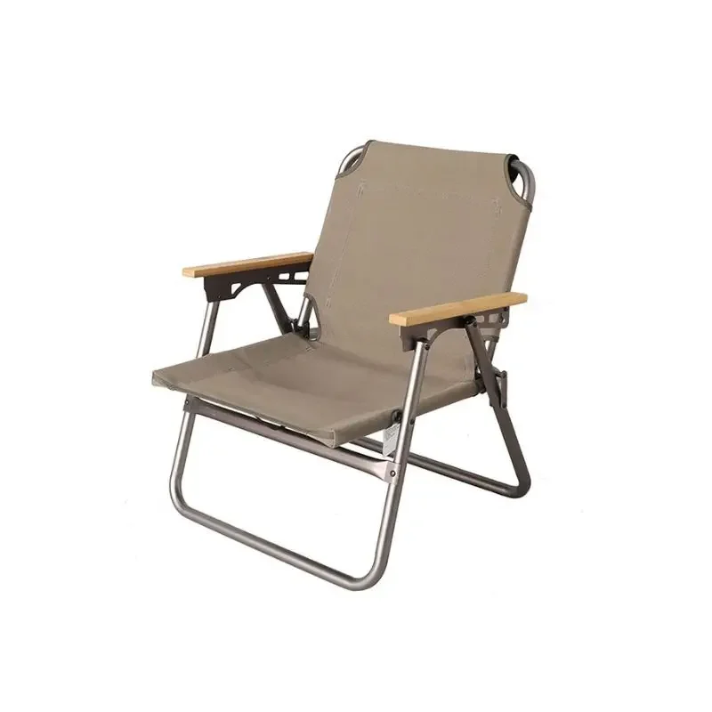 

Outdoor Folding Chair Ultra Light Aluminum Alloy Folding Stool Portable Kermit Chair Camping