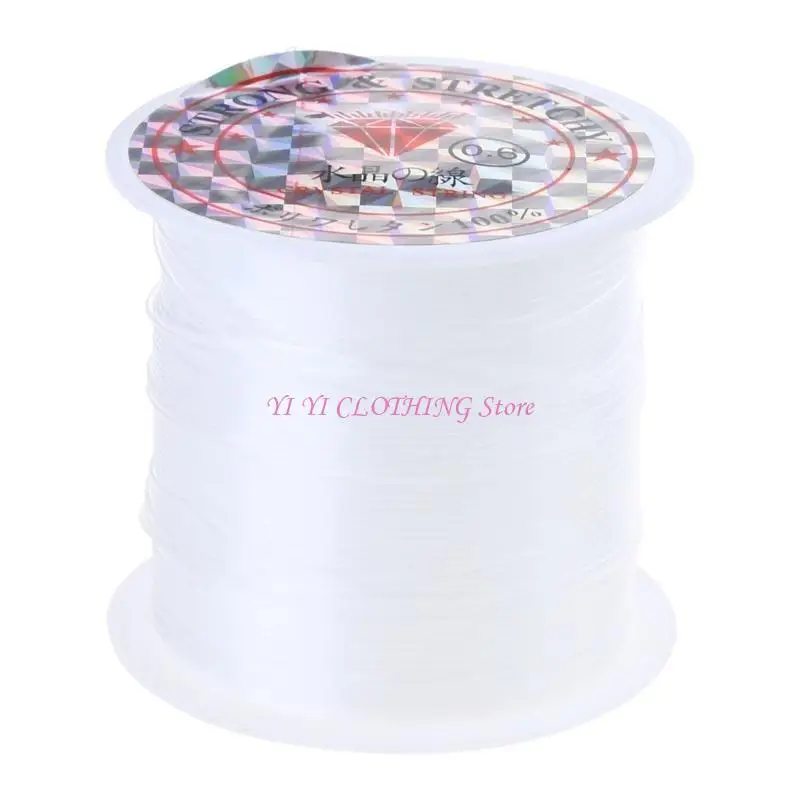 N5KF 0.8mm Bracelet String Elastic String for Bracelets Jewelry Making Stretchy Beading String Elastic Cord for Bracelets