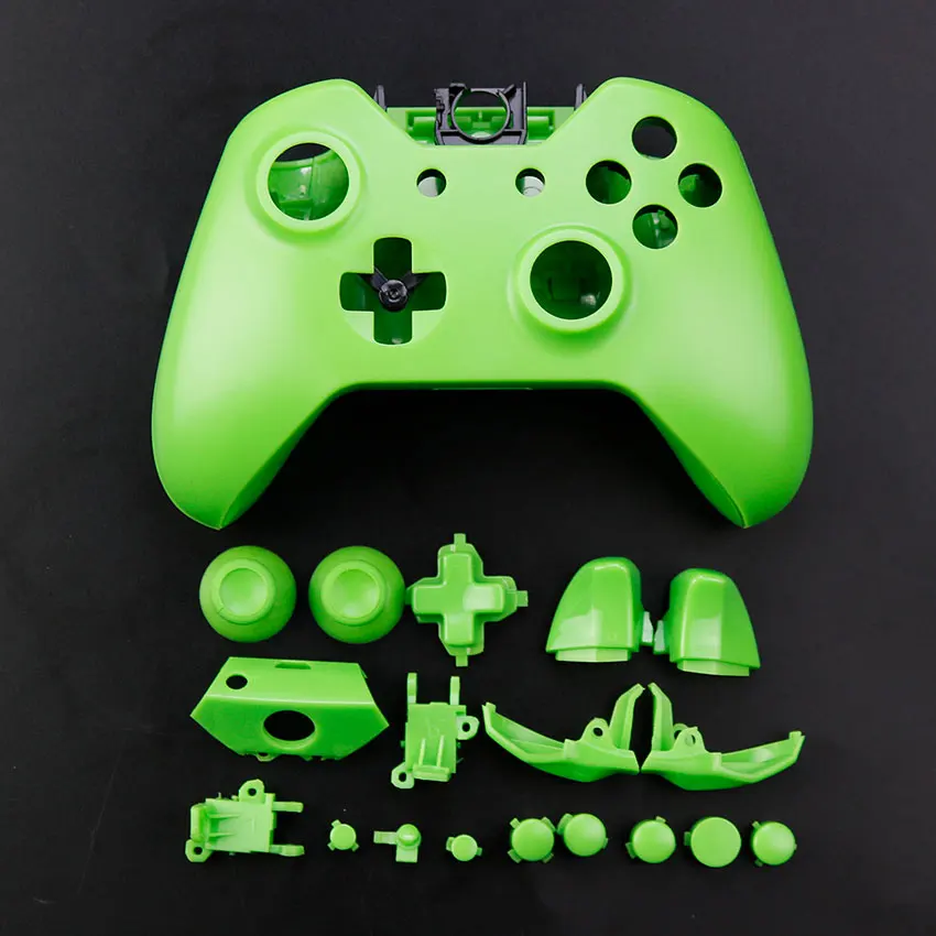 1ชุดสำหรับ Xbox One ชุดเปลี่ยน Chrome เต็มรูปแบบและปุ่มพลาสติกสีเปลี่ยน