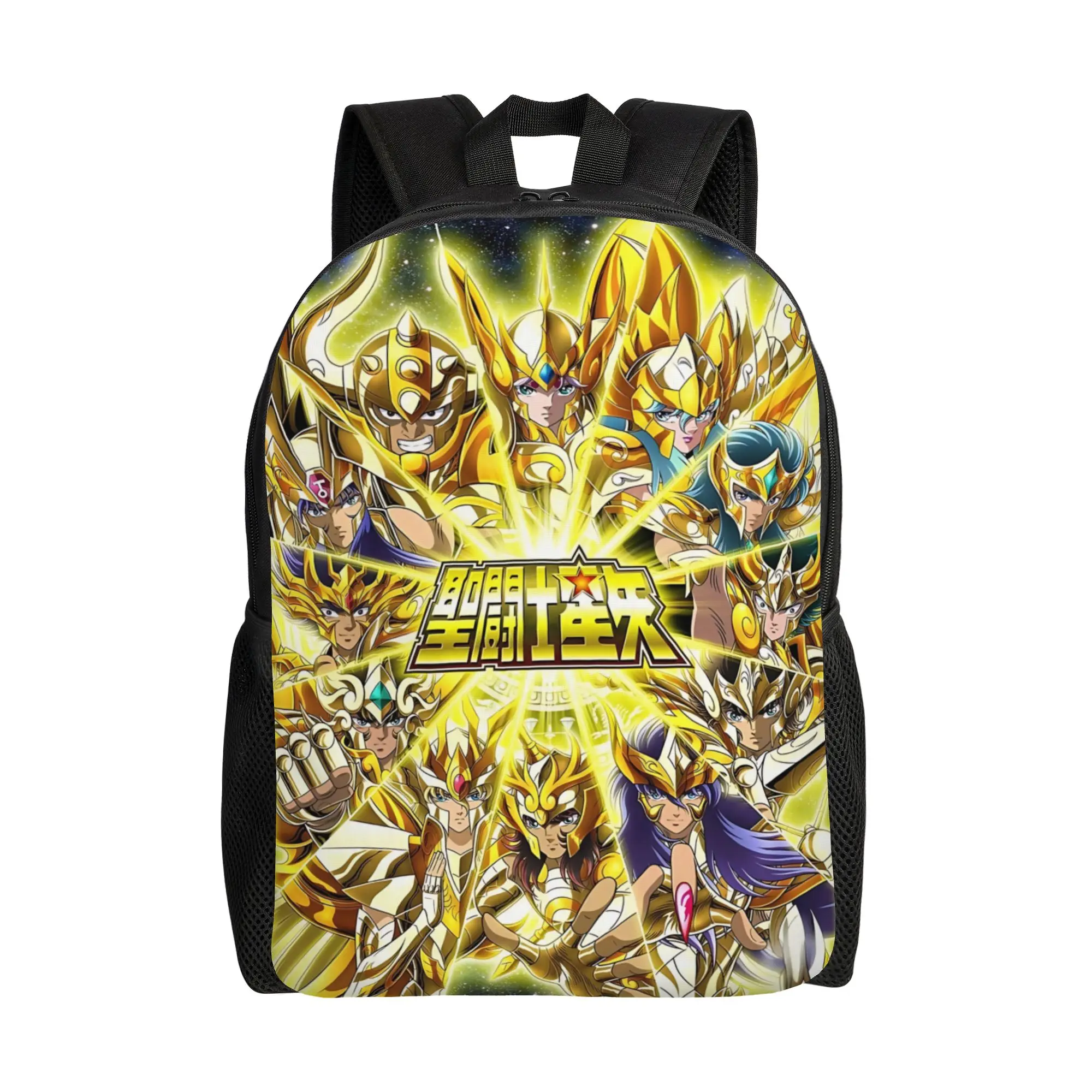 Mochila Bandai Saint Seiya, Bolsa Ita, Mochila Ligera de Viaje, Retro, Lavable