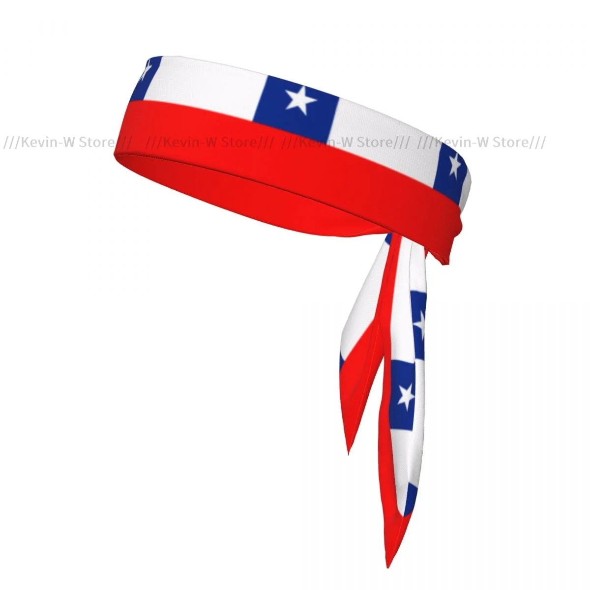 Head Tie Bandana Chile Flag Head Scarf Wrap Outdoor Sports Sweatband