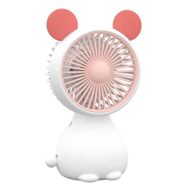 CPDD พัดลมพกพาขนาดเล็ก พัดลม USB น่ารัก เนื้อพลาสติก เหมาะสำหรับใช้งานอากาศร้อน