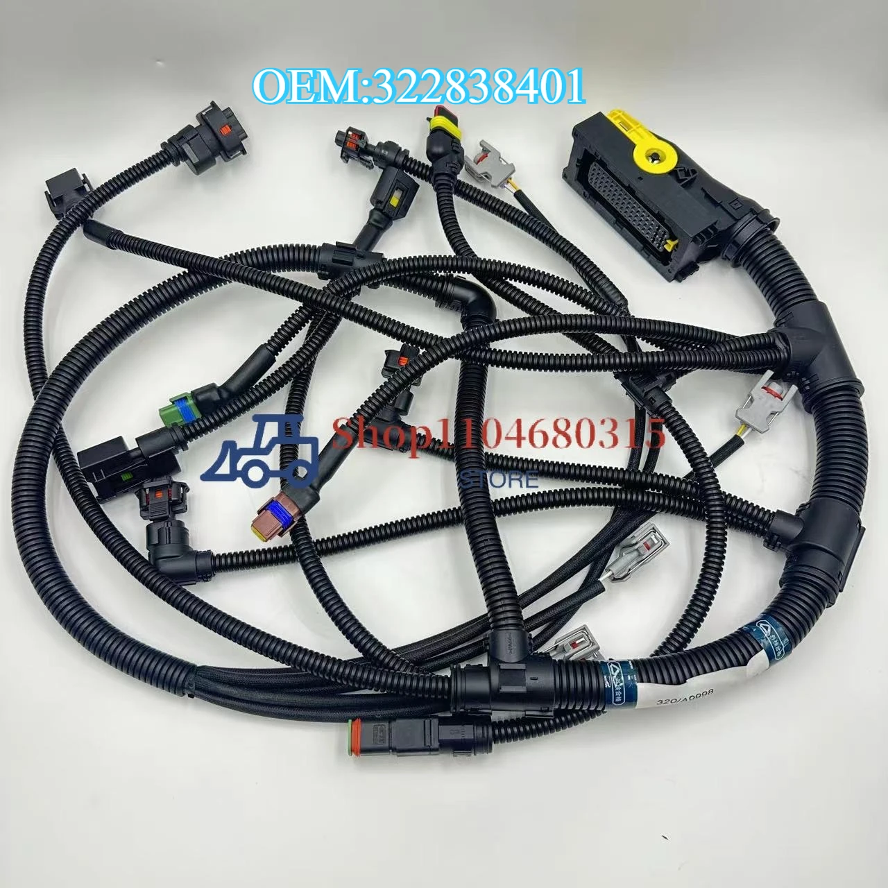 

Engine Wiring Harness for JS210 JS220 JS230 JCB444 JCB448 320/A9997 320/A9998 322838401 Wire Harness for JCB Excavator Parts