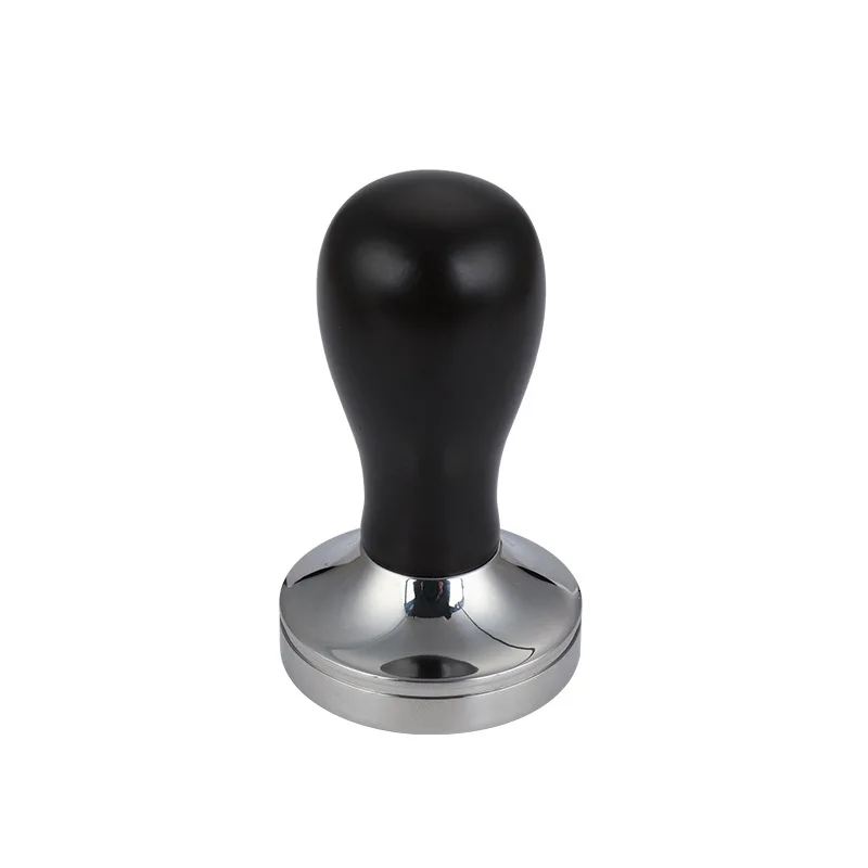 

Solid wood handle stainless steel coffee powder press powder hammer 304 stainless steel wooden handle powder press hammer