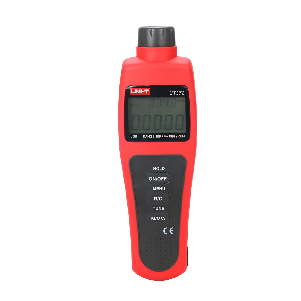 UNI-T UT372 Non-Contact Tachometers Target RPM Range 10~99999 MAX/MIN/AVG Test Distance 5~20cm USB Interface tachometer