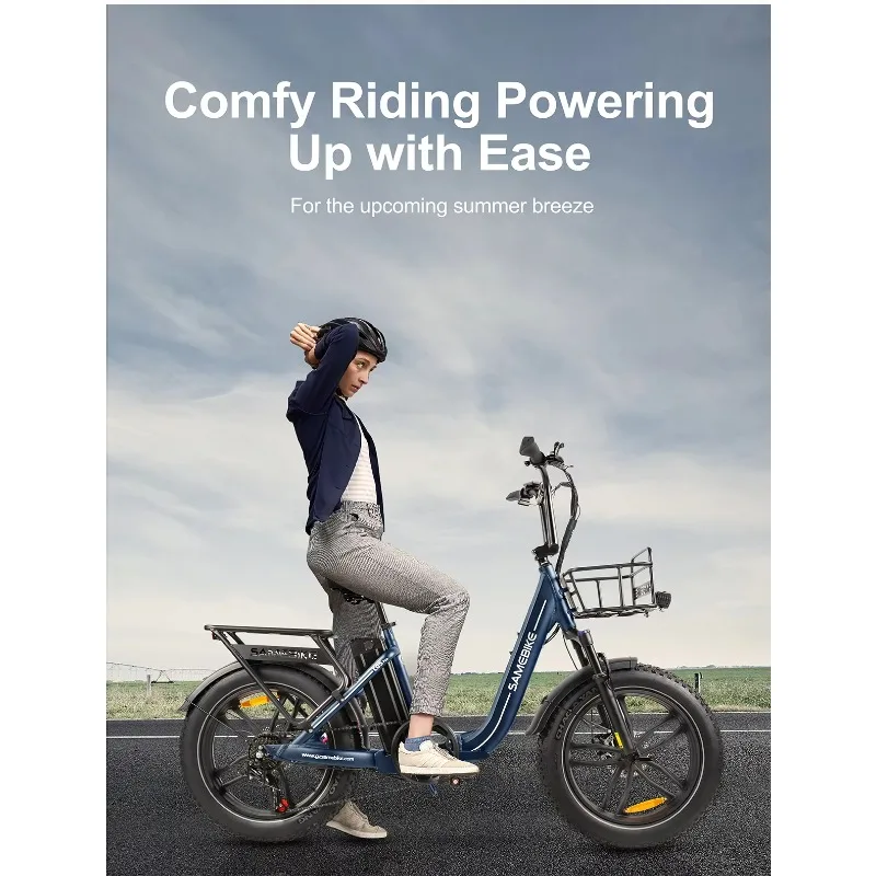 C05 Pro 20インチ電動折りたたみ自転車 500Wモーター 36V 13Ahリチウム電池 ファットタイヤ 新型 格安シティバイク