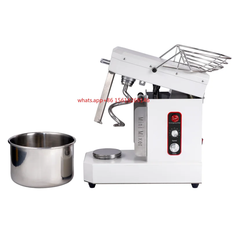 

New 10L Spiral Mixer Bowl Removable and Lift-head 4kg Spiral Dough Mixer Dough Kneading Machine
