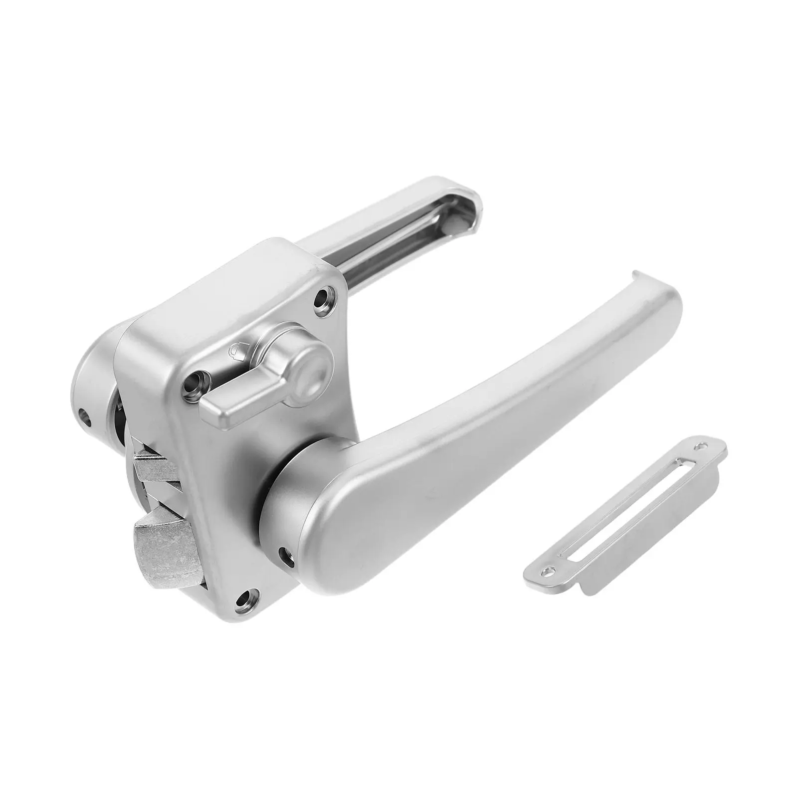 1Set Rv Bathroom Door Lock Privacy Handle Keyless Entry Knob Travel Trailer Camper Toilet Door Latch Rv Lock Latch