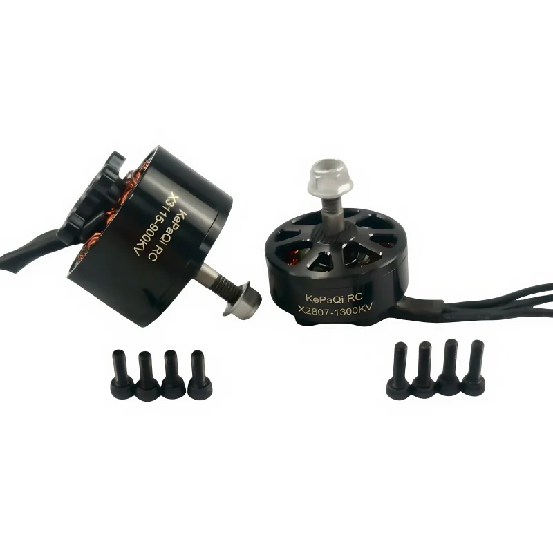 1 unidad de alta calidad KePaQi X2807-1300KV X3115-900kv motor sin escobillas modelo de avión de cuatro ejes FPV transversal multirotor