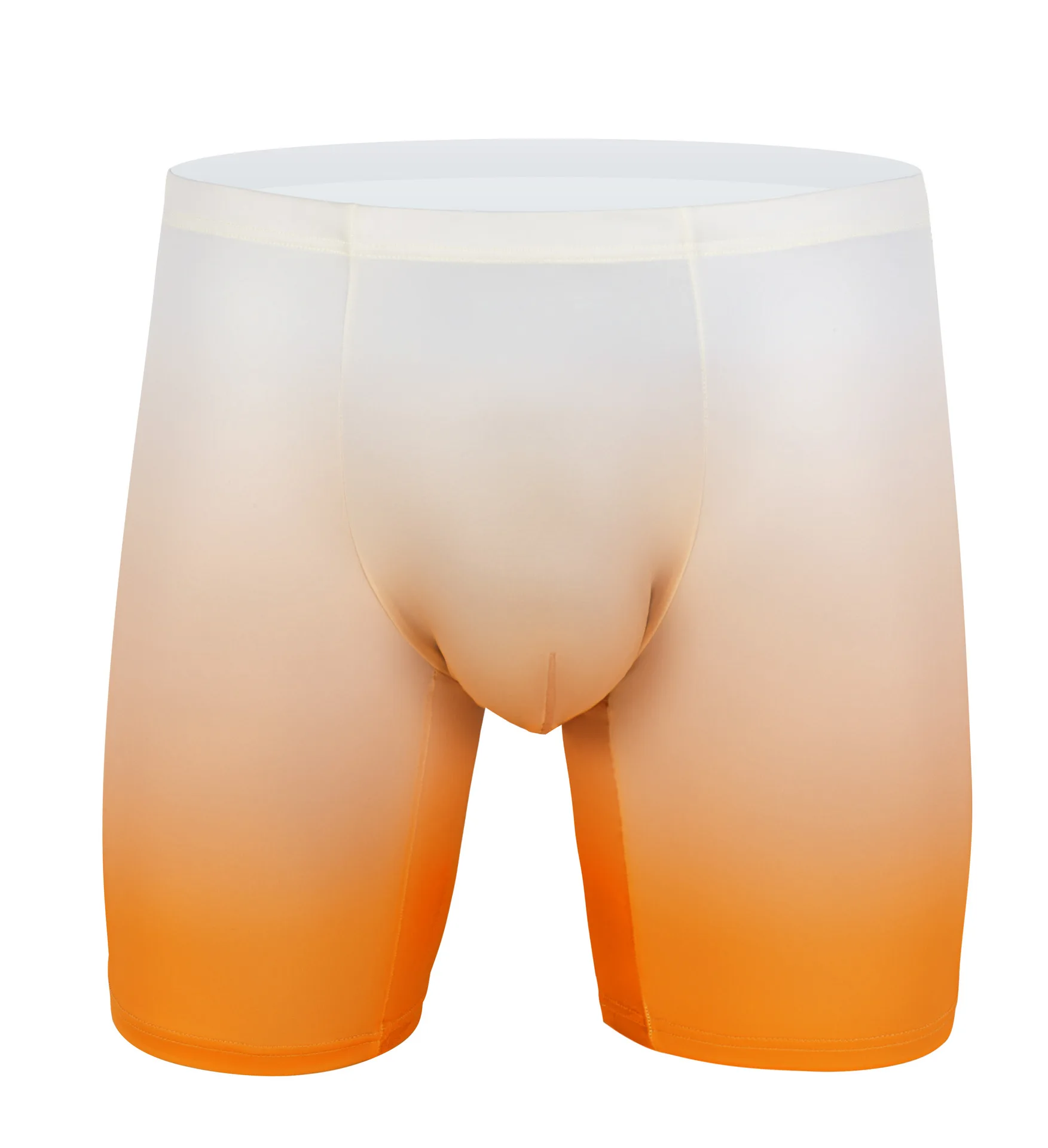 Herren Unterwäsche Boxer Shorts Hombre bequeme Eis Seide Panites Mann u konvexe Tasche mittellanges Bein Unterhose Cueca Calzoncillo