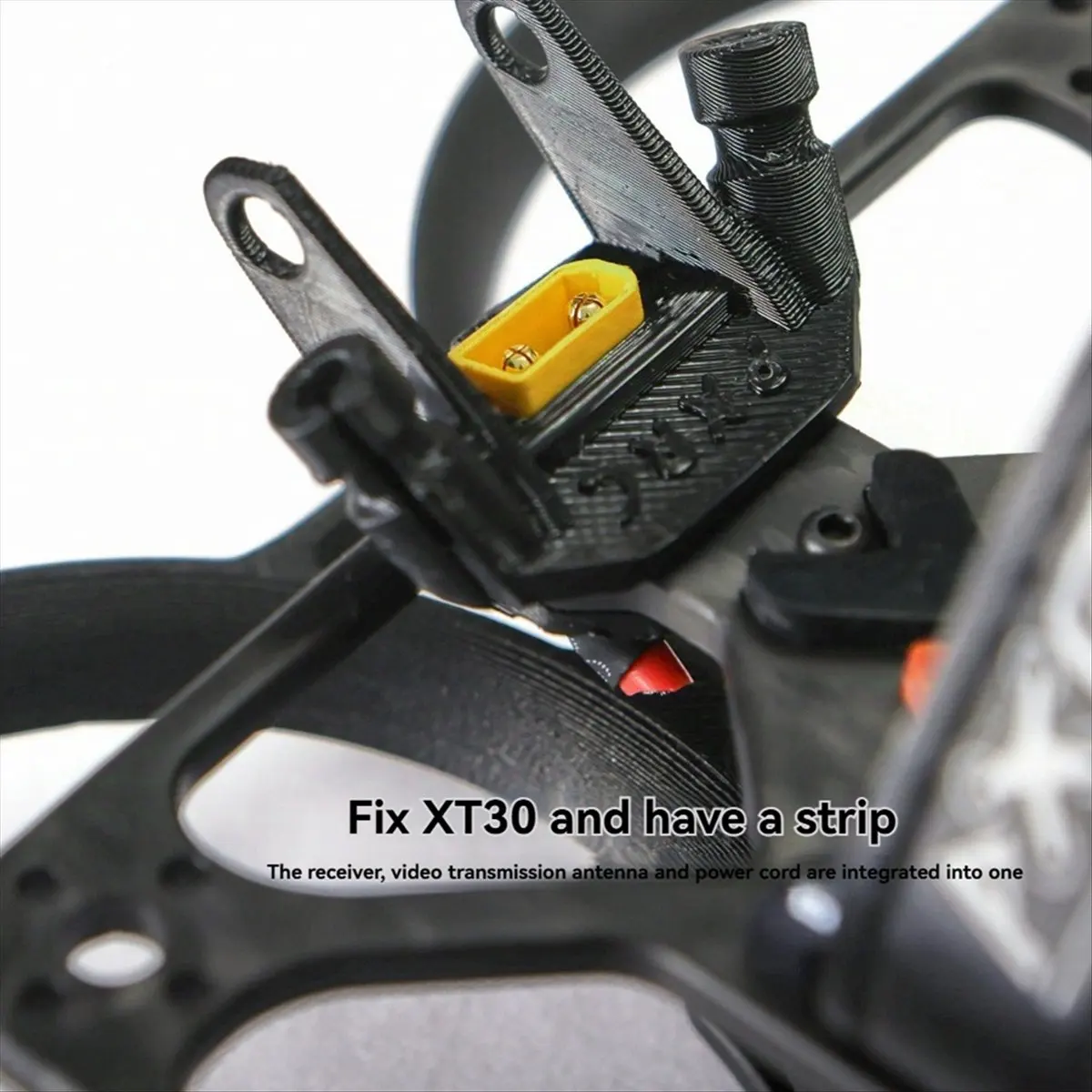 2.5inch FPV Frame Kit Super Shock ABSorption Compatible with O3/O4 Pro Air Unit VTX Drone Parts