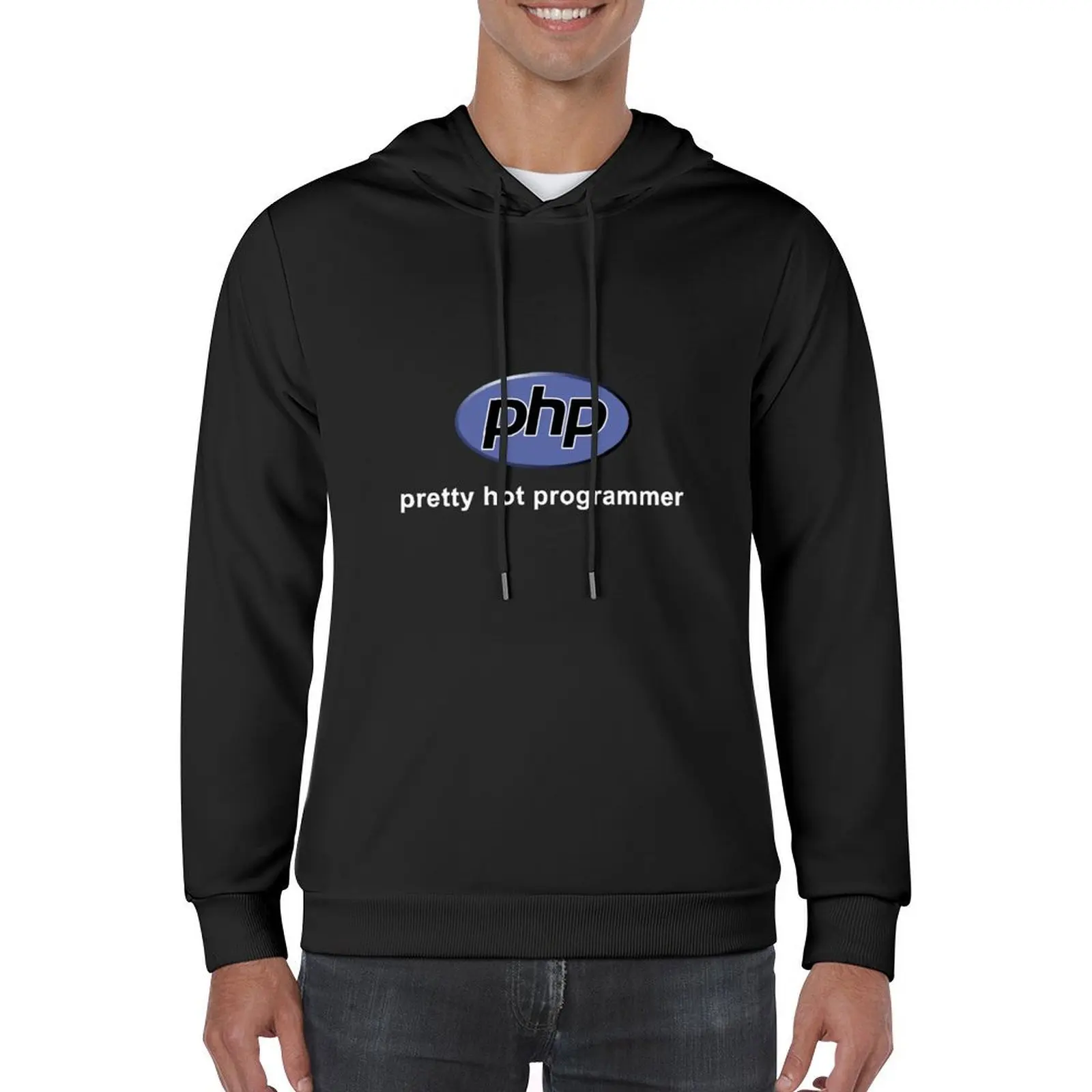Php - بلوزة بقلنسوة Pretty Hot Programmer ملابس رجالية مجموعة قمصان رياضية للرجال ملابس رجالية بقلنسوة جرافيك