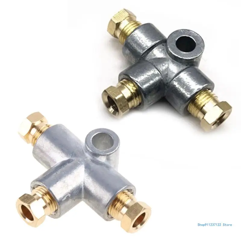 

Тройник гидравлического тормоза, 3-ходовой разъем для тройника, тормозная труба с 3 наружными гайками