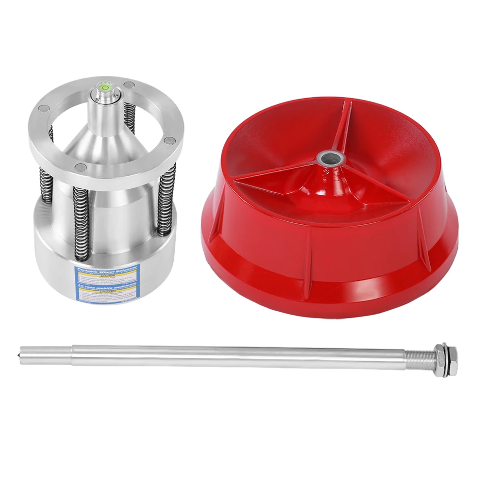 Car Truck Portable Hubs Wheel Tire Balancer Bubble Level Heavy Duty Rim Wheel Tire Balancer Truck Wheel Balancer Wheel Balancer