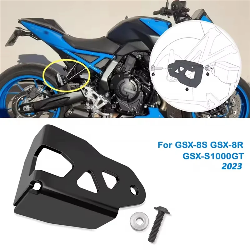 

Classic-Motorcycle Rear Brake Master Cylinder Guard Oil Can Protective Cover For GSX-8S GSX-8R GSX-S1000GT 2023