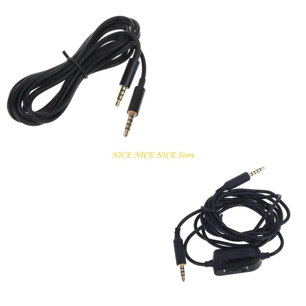 Замена 3,5 -мм игровой гарнитуры Аудио кабель 78 дюймов для A10 A40 G233 Замена 3,5 -мм игровой гарнитуры Аудио кабель 78 дюймов для A10 A40 G233