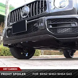 Dry Carbon Fiber Car Front Chin Lip Car Body Kits For Mercedes-Benz G Class AMG Model W463 W464 G63 AMG 2019 UP