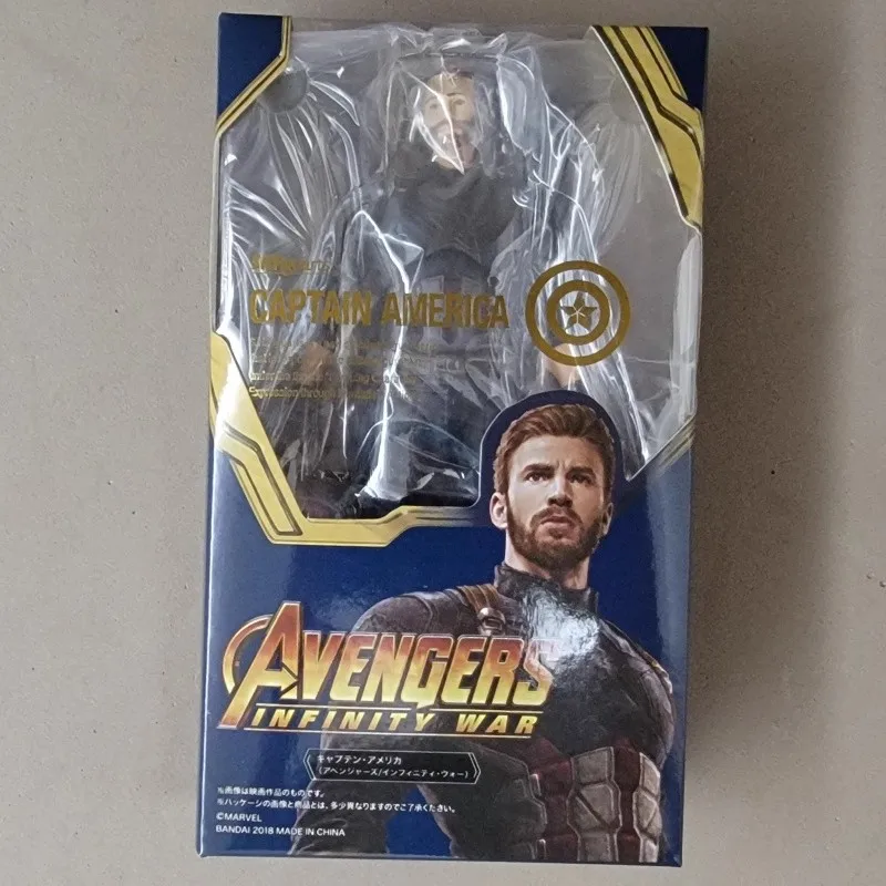 

16.5cm Avengers 3 Captain America Action Figures Model PVC Mobile Joint Collectibles Movie Peripherals Ornament Gift