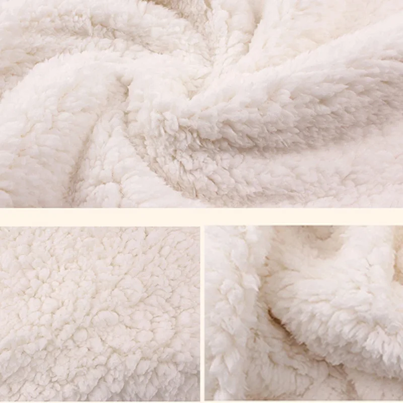 Lamb velvet Fabric Thicken winter warm Super Soft Lamb Fabric DIY Handmade Coat dress Sewing doll Quilting Plush Flannel cloth