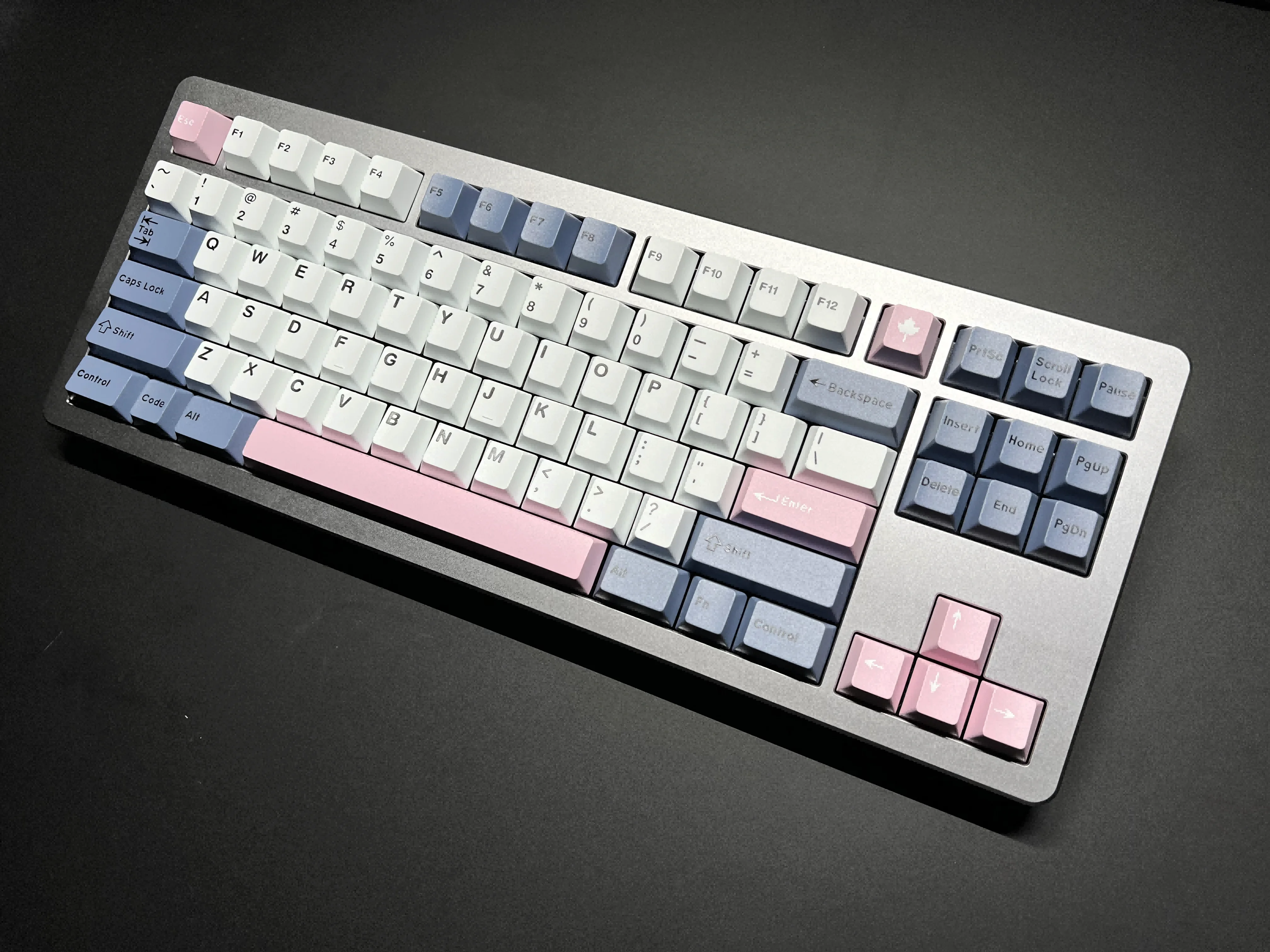 1 Set Daye Gmk Fuji Keycaps Abs Double Shot Keycap Cherry Profiel Key Caps Met Iso Voer 3U 7U Spatiebalk voor Hhkb Eu Layout1 Set