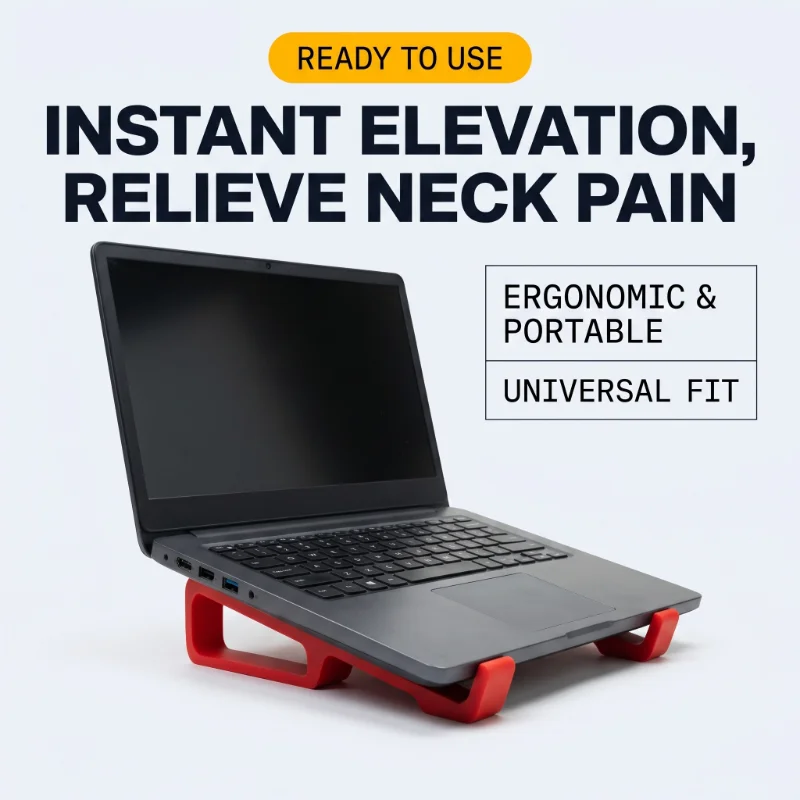 Portable Laptop Stand with Cooling System Hollow Cooling Base Desktop Stand Suitable for Laptops Gaming Keyboards