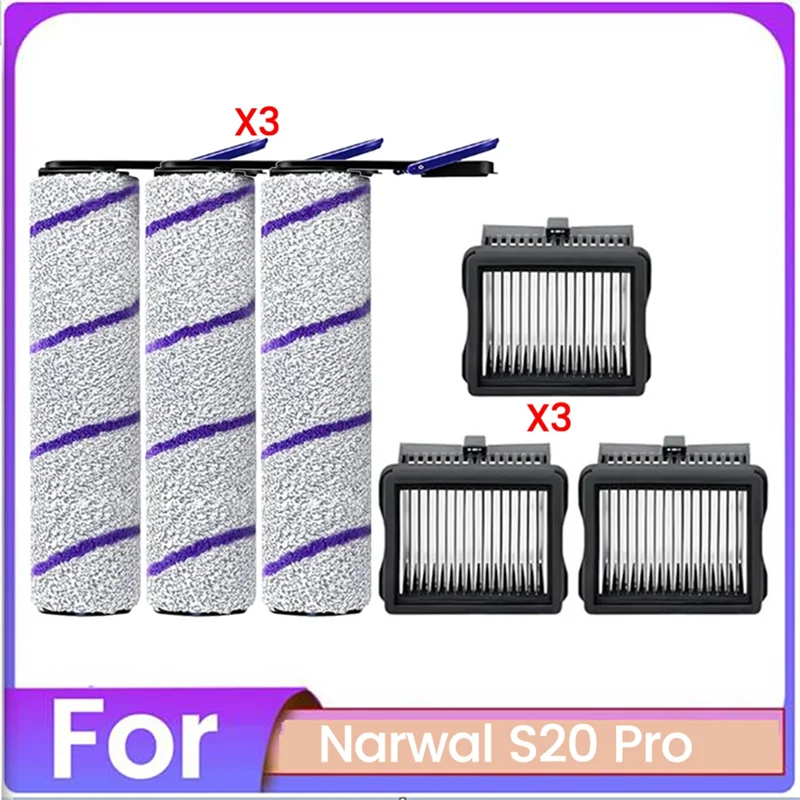

【A26P】Запчасти для пылесоса Fornarwal S20 Pro: аксессуары для моющего пылесоса, включая HEPA-фильтры и щеточные ролики