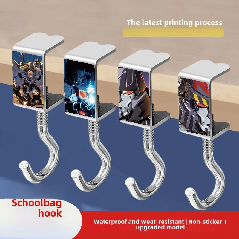 Hasbro Transformers Verstelbare Bureau Rand Haak Bureauhanger Student Rugzak Opslag Ophanghaak Thuiskantoor Organisator Geschenken Nieuw